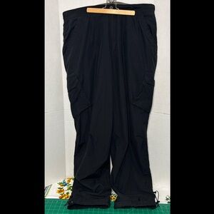 Wind River Men's Classic Black Cargo Pants Grey Cotton Inner Lining 38X32